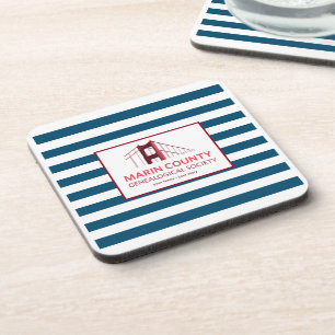MCGS Coasters with cork back - set of 6