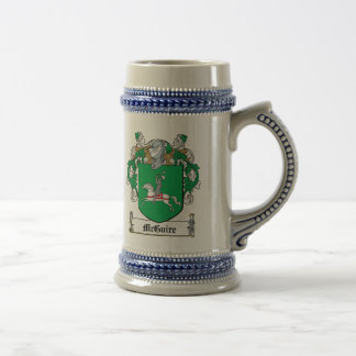 McGuire Family Crest Beer Stein