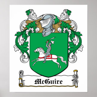 McGuire Family Crest Poster