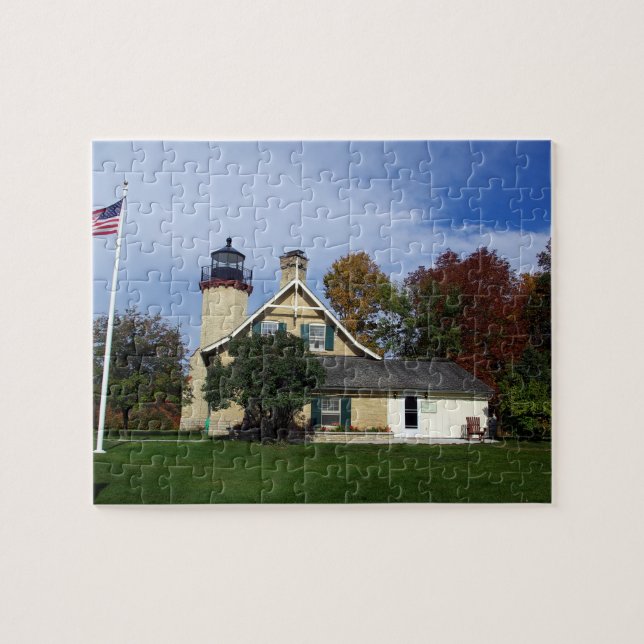 McGulpin Point Lighthouse 2011 jigsaw puzzle (Horizontal)
