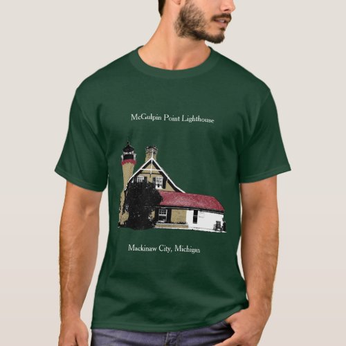 McGulpin Point Lighthouse dark T_Shirt