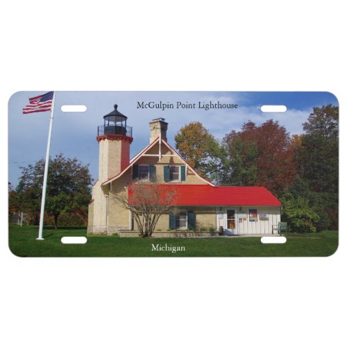 McGulpin Point Lighthouse license plate