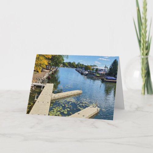 McHenry Illinois Fox River Boatway Card