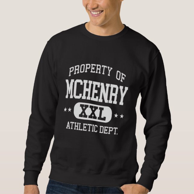 McHenry Retro Athletic Property Dept Sweatshirt (Front)