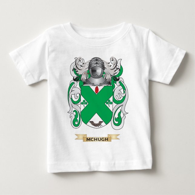 McHugh Coat of Arms (Family Crest) Baby T-Shirt (Front)