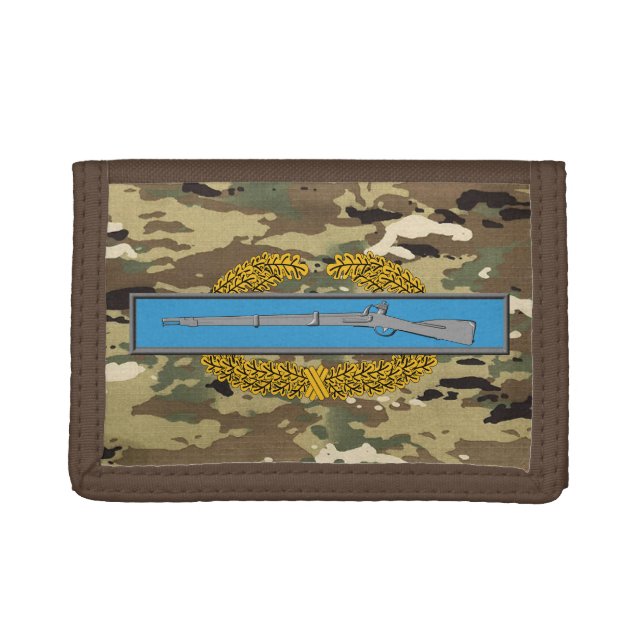 MCIB Master Combat Infantry Badge Trifold Wallet (Front)