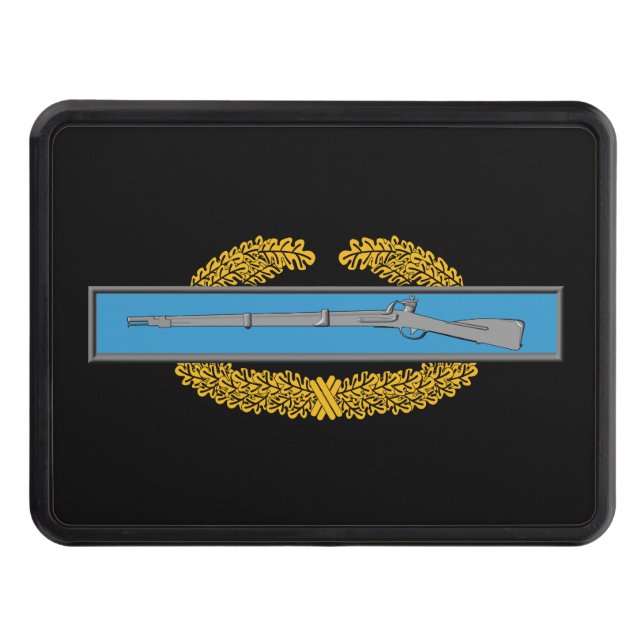 MCIB - Master Combat Infantryman Badge Hitch Cover (Front)