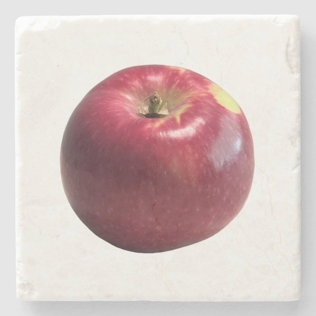 McIntosh Apple Stone Coaster (Front)
