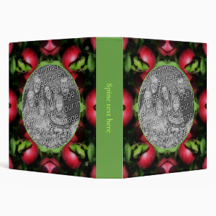 McIntosh Apples Nature Add Your Own Photo 3 Ring Binder