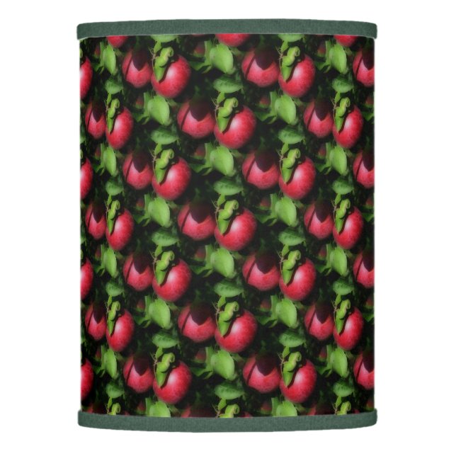 McIntosh Apples On The Tree Nature Pattern     Lamp Shade (Front)