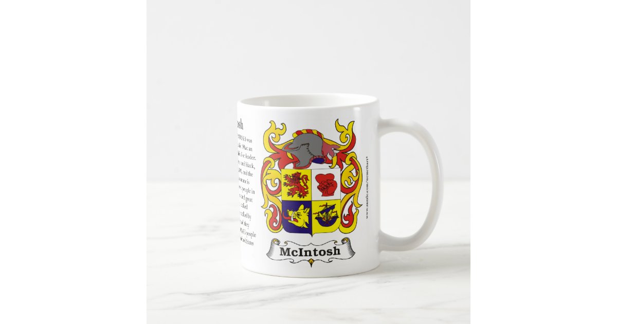 McIntosh Family Coat of Arms Mug | Zazzle.com