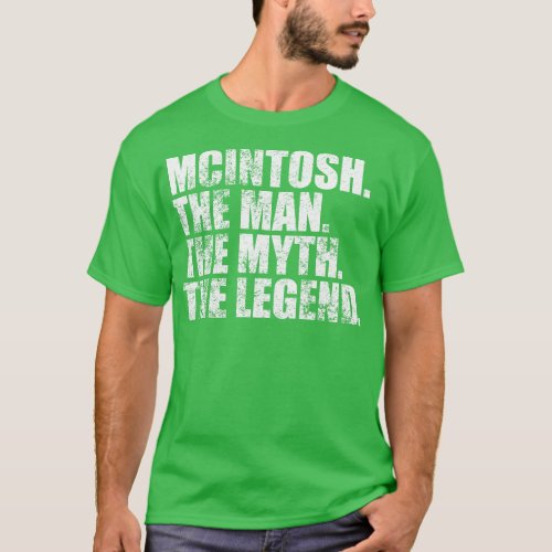 McintoshMcintosh Family name Mcintosh last Name Mc T_Shirt