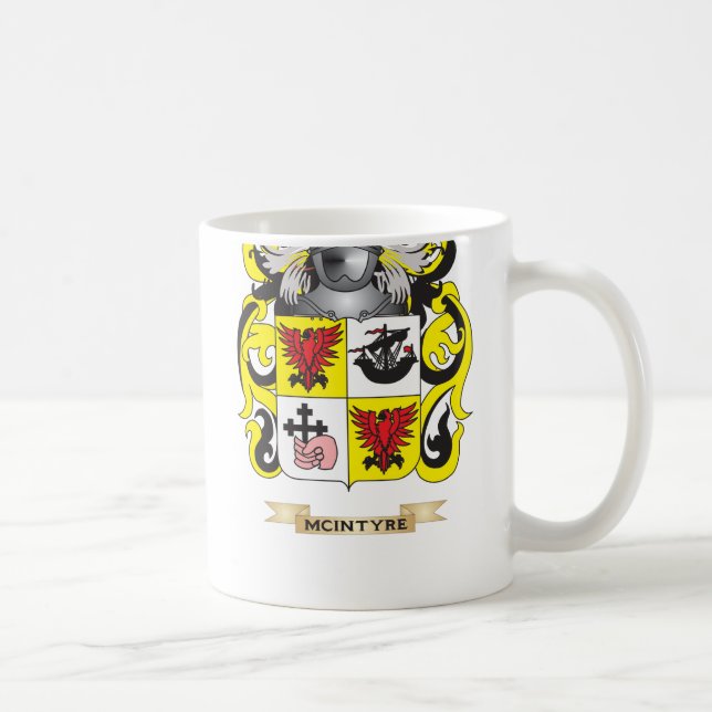 McIntyre Coat of Arms (Family Crest) Coffee Mug (Right)