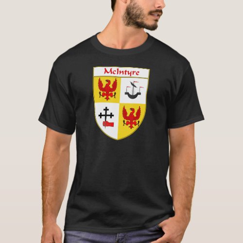 McIntyre Coat of ArmsFamily Crest T_Shirt