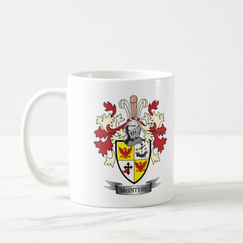 McIntyre Family Crest Coat of Arms Coffee Mug