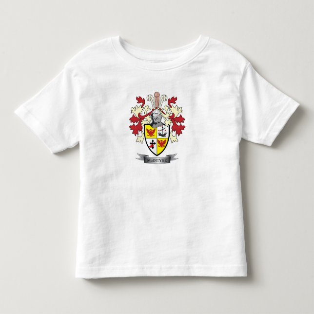 McIntyre Family Crest Coat of Arms Toddler T-shirt (Front)