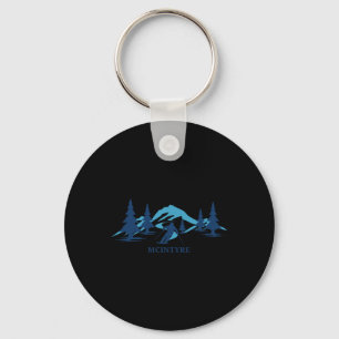 Mcintyre New Hampshire Ski Resort Skiing Skier  Keychain