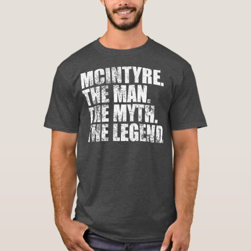 McintyreMcintyre Family name Mcintyre last Name Mc T_Shirt