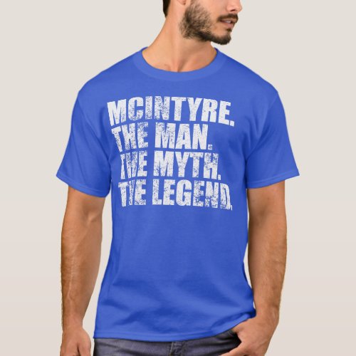 McintyreMcintyre Family name Mcintyre last Name Mc T_Shirt