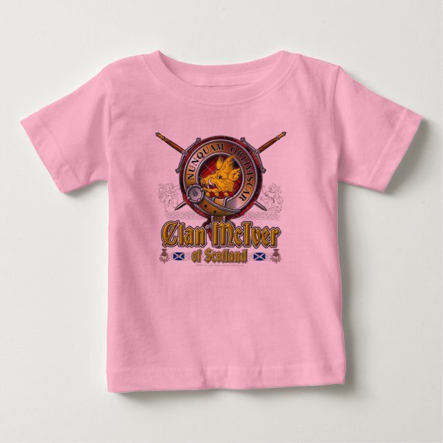 McIver Clan Badge Baby T-Shirt (Front)
