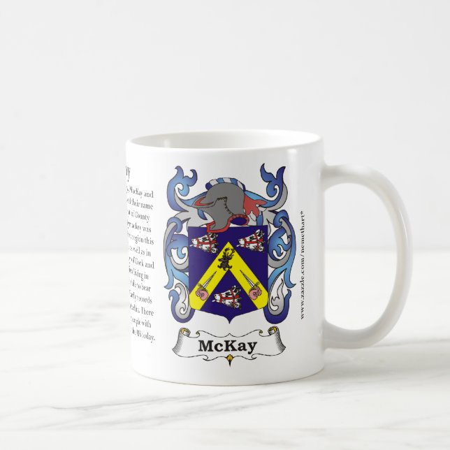 McKay, the origin, the meaning and the crest Coffee Mug (Right)