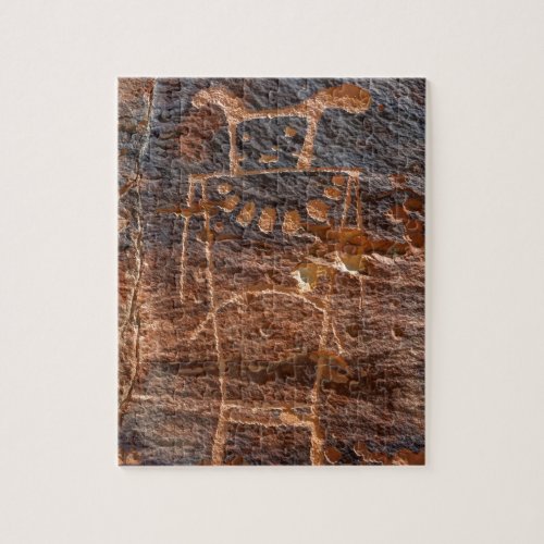 Mckee Springs Petroglyph _ Vernal _ Utah Jigsaw Puzzle