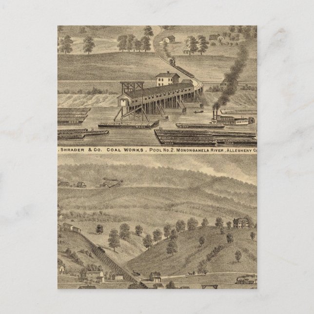 McKeesport Allegheny County, Pennsylvania Postcard (Front)