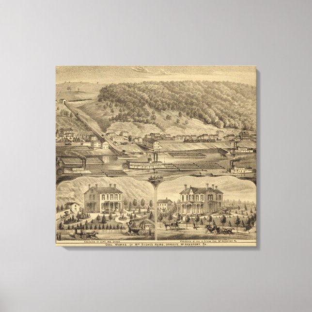 McKeesport Pennsylvania Canvas Print (Front)