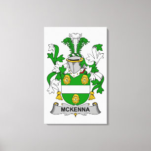 McKenna Family Crest Canvas Print