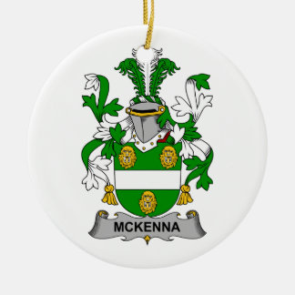 McKenna Family Crest Ceramic Ornament