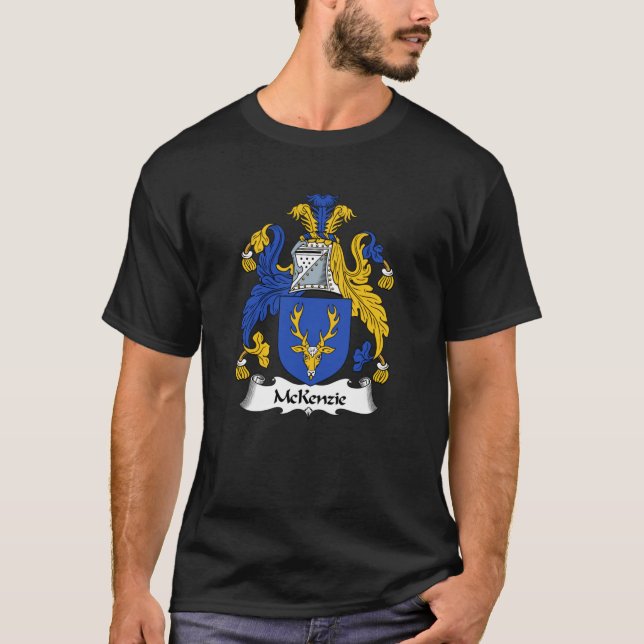 McKenzie Coat of Arms McKenzie Family Crest T-Shirt (Front)