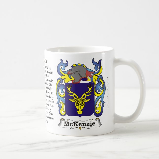 McKenzie Family Coat of Arms Mug (Right)