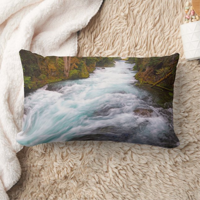 McKenzie River | Oregon Lumbar Pillow (Blanket)