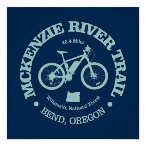 McKenzie River Trail MB Poster