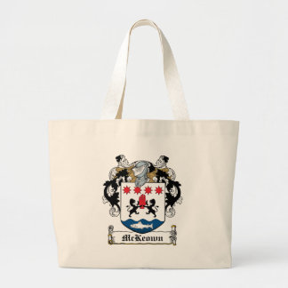 McKeown Family Crest Large Tote Bag