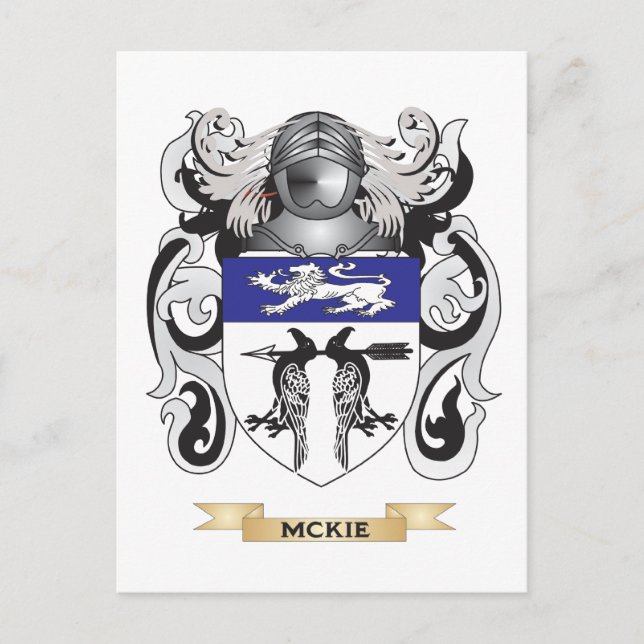 McKie Coat of Arms (Family Crest) Postcard (Front)