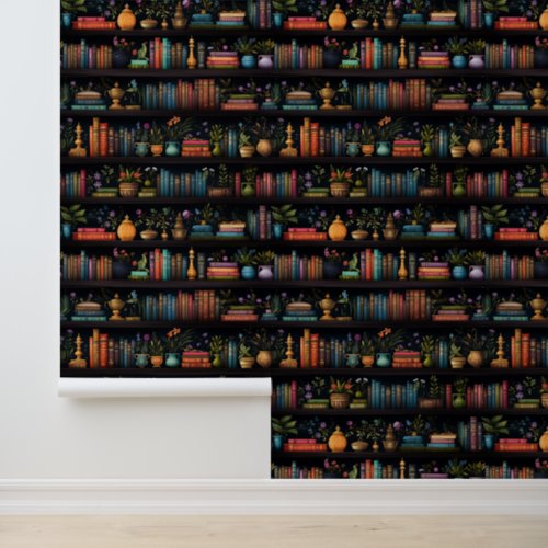 McKinely Library Bookcase Wallpaper