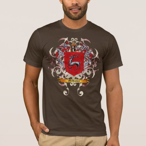 Mckinley Coat of arms Ornate version T_Shirt