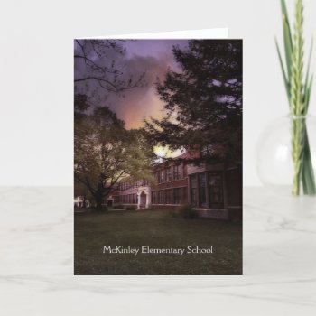 Mckinley Elementary School Retirement Card by Siberianmom at Zazzle