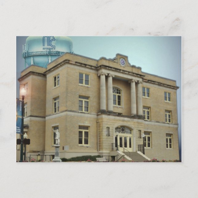 McKinney Courthouse Postcard (Front)