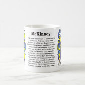 McKinney Family Coat of Arms on a mug (Center)