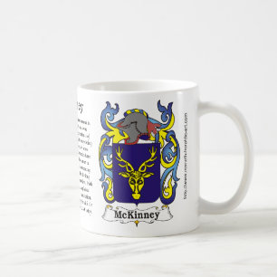 McKinney Family Coat of Arms on a mug