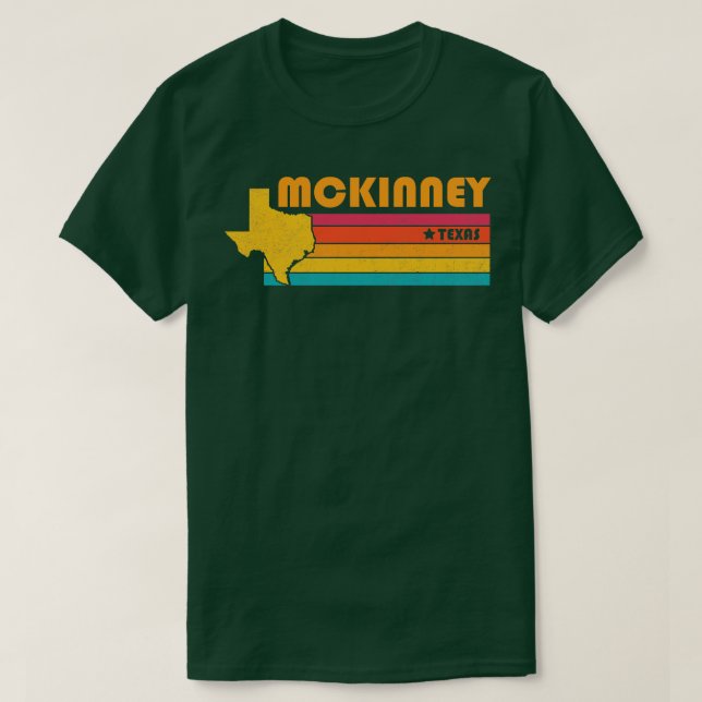 McKinney Texas Vintage Distressed Souvenir T-Shirt (Design Front)