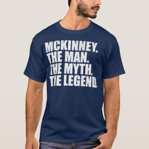 MckinneyMckinney Family name Mckinney last Name Mc T_Shirt