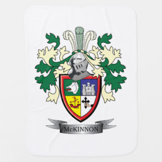 McKinnon Family Crest Coat of Arms Swaddle Blanket