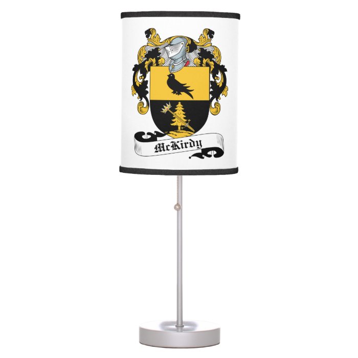 McKirdy Family Crest Lamp