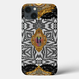 McKleece Elegant Victorian Monogram iPhone 13 Case