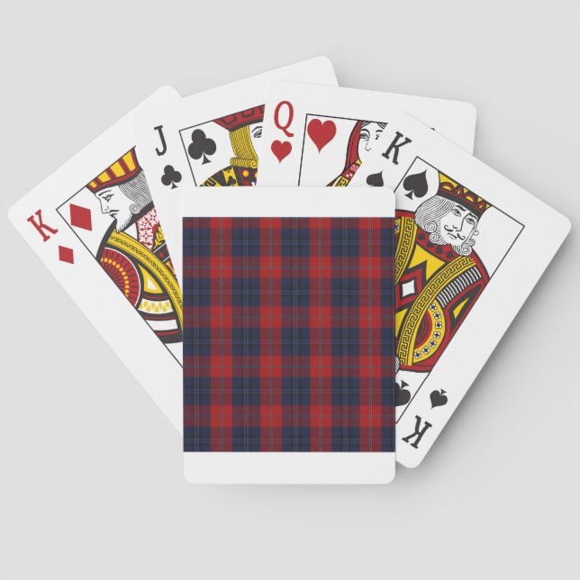 McKnight Clan Tartan Poker Cards (Back)