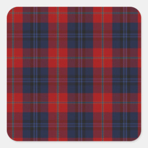 McKnight Clan Tartan Square Sticker