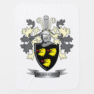 McKnight Family Crest Coat of Arms Swaddle Blanket